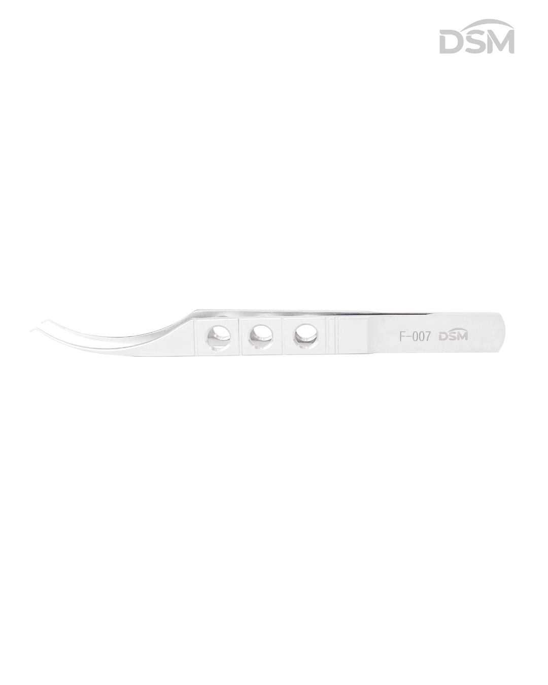F-008 105mm|0.12mm Colibri Toothed Forceps Pinza Dentada Colibrí Box of 4-Caja de 4