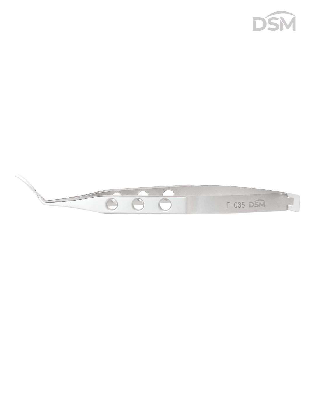 F-035 115mm|1.8mm MICS Capsulorhexis Forceps Pinza Capsulorrexis MICS Box of 4-Caja de 4