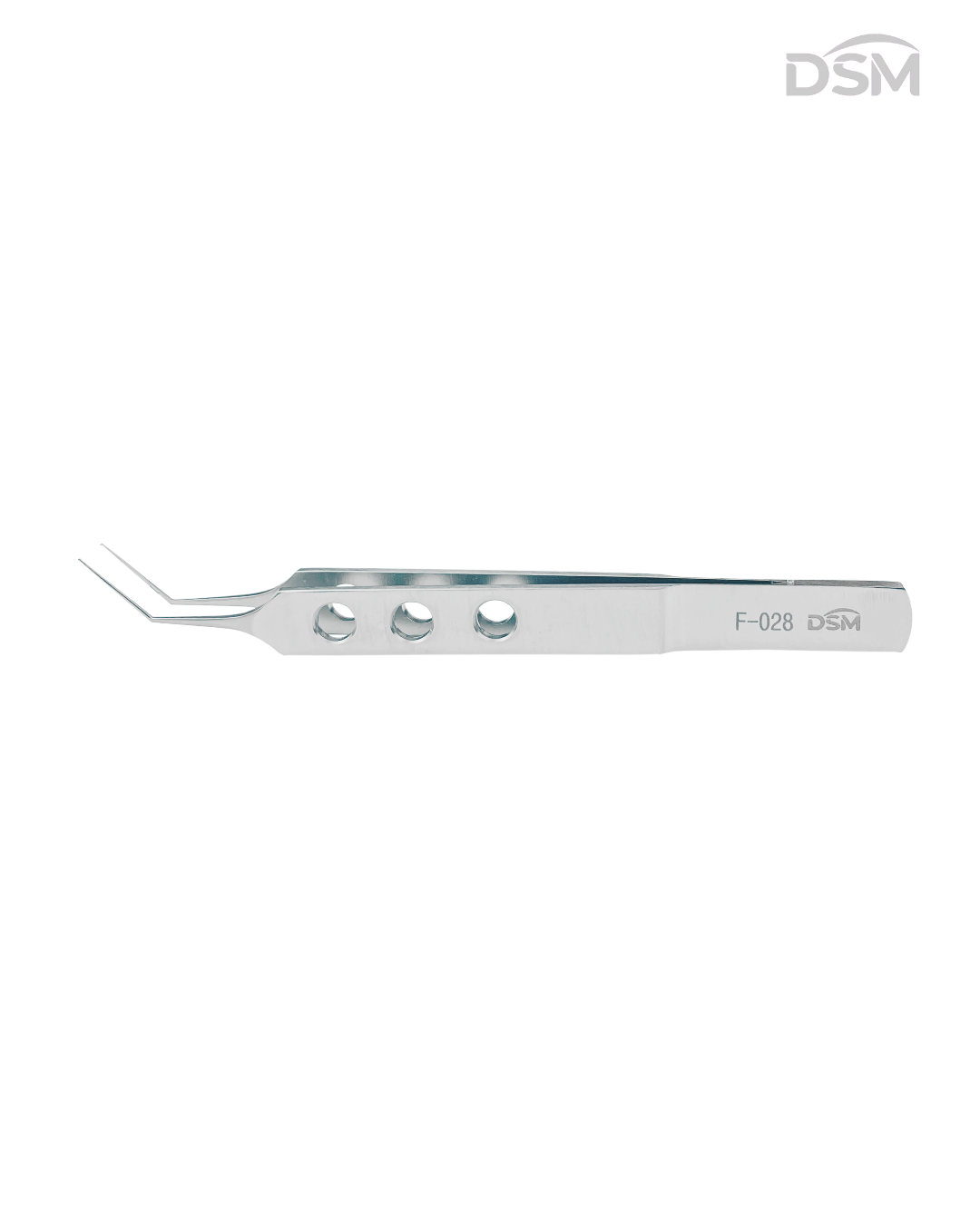 F-028 105mm|1.8mm MICS Capsulorhexis Forceps Pinza Capsulorrexis MICS Box of 4-Caja de 4