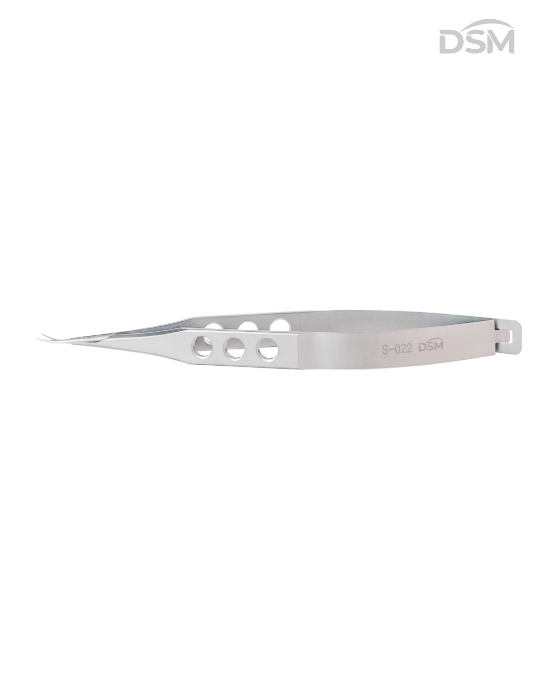 S-022 110mm Curved Iris Scissors Tijeras de Iris Curvas Box of 2-Caja de 2