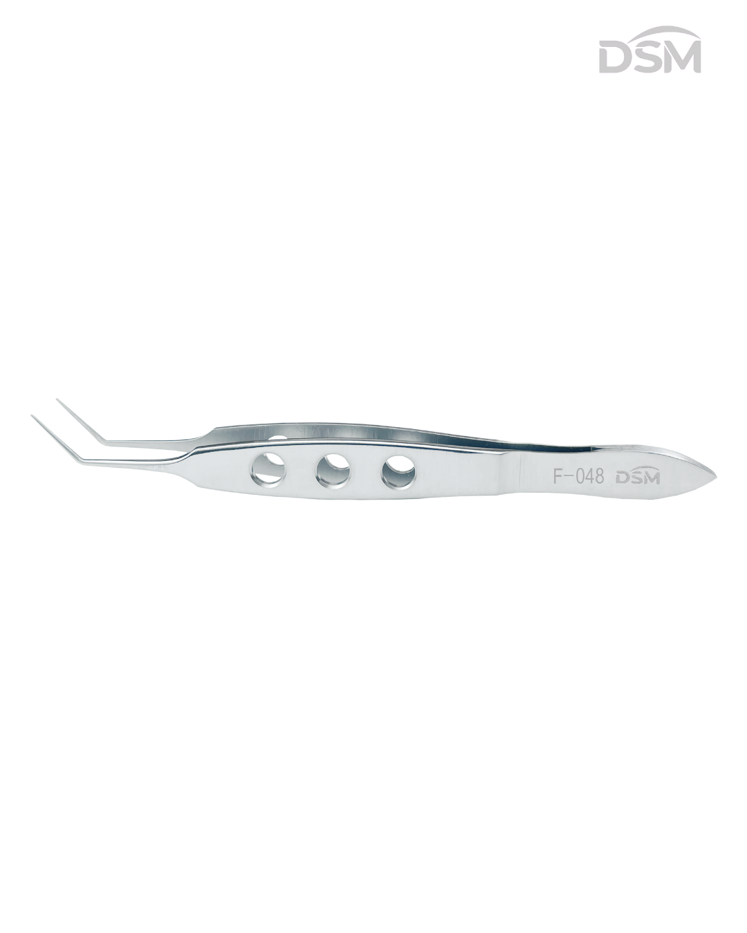F-048 105mm McPherson Lens Forceps Pinza para Lentes McPherson Box of 4-Caja de 4