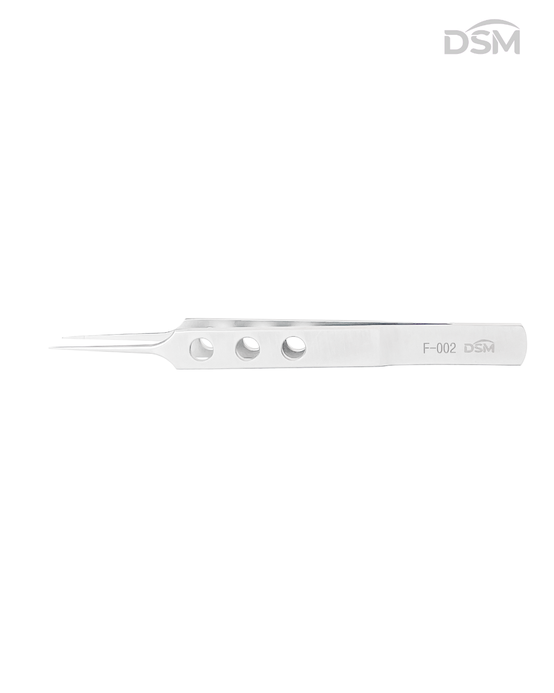 F-002 105mm|0.12mm Toothed Forceps Pinzas Dentadas Box of 4-Caja de 4