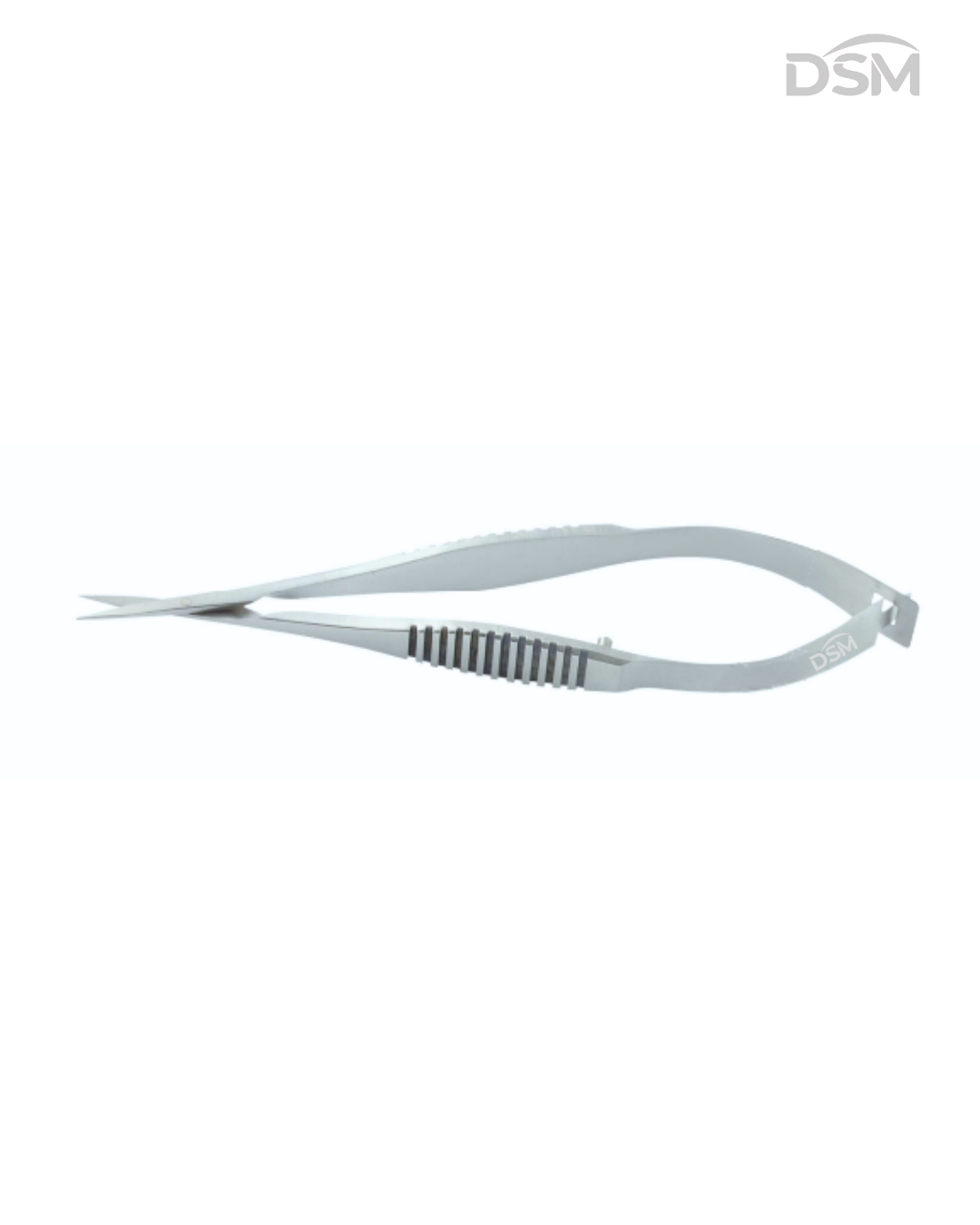S-023 82mm Straight Iris Scissors Tijeras de Iris Rectas Box of 2-Caja de 2