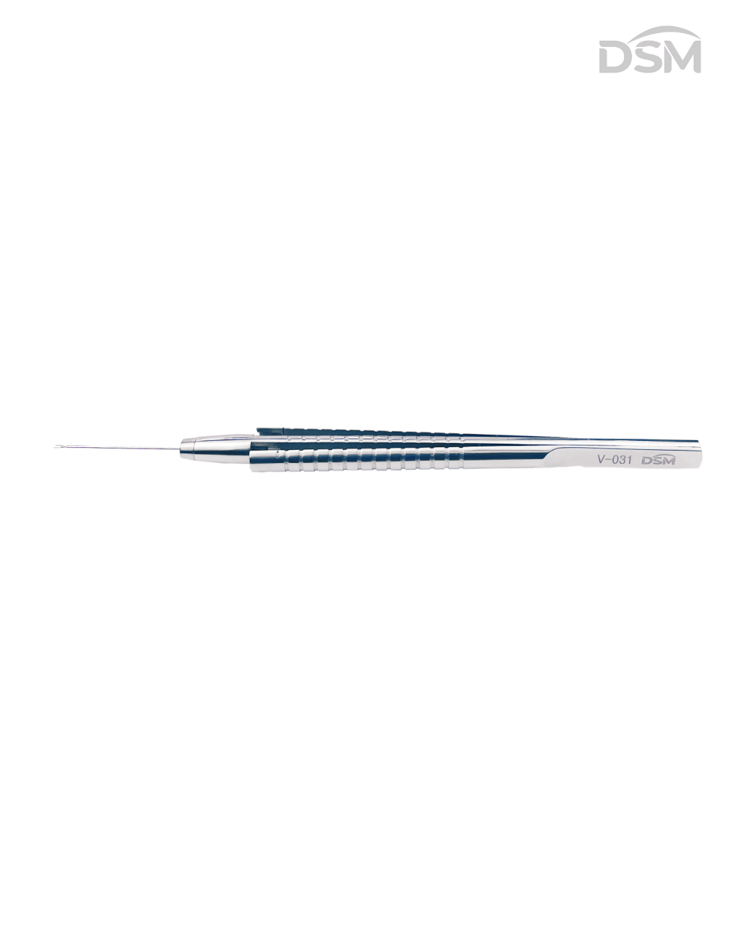 V-031 23G Vitreoretinal Capsulorhexis Forceps Straight Tube Pinzas de Capsulorrexis Tubo Recto
