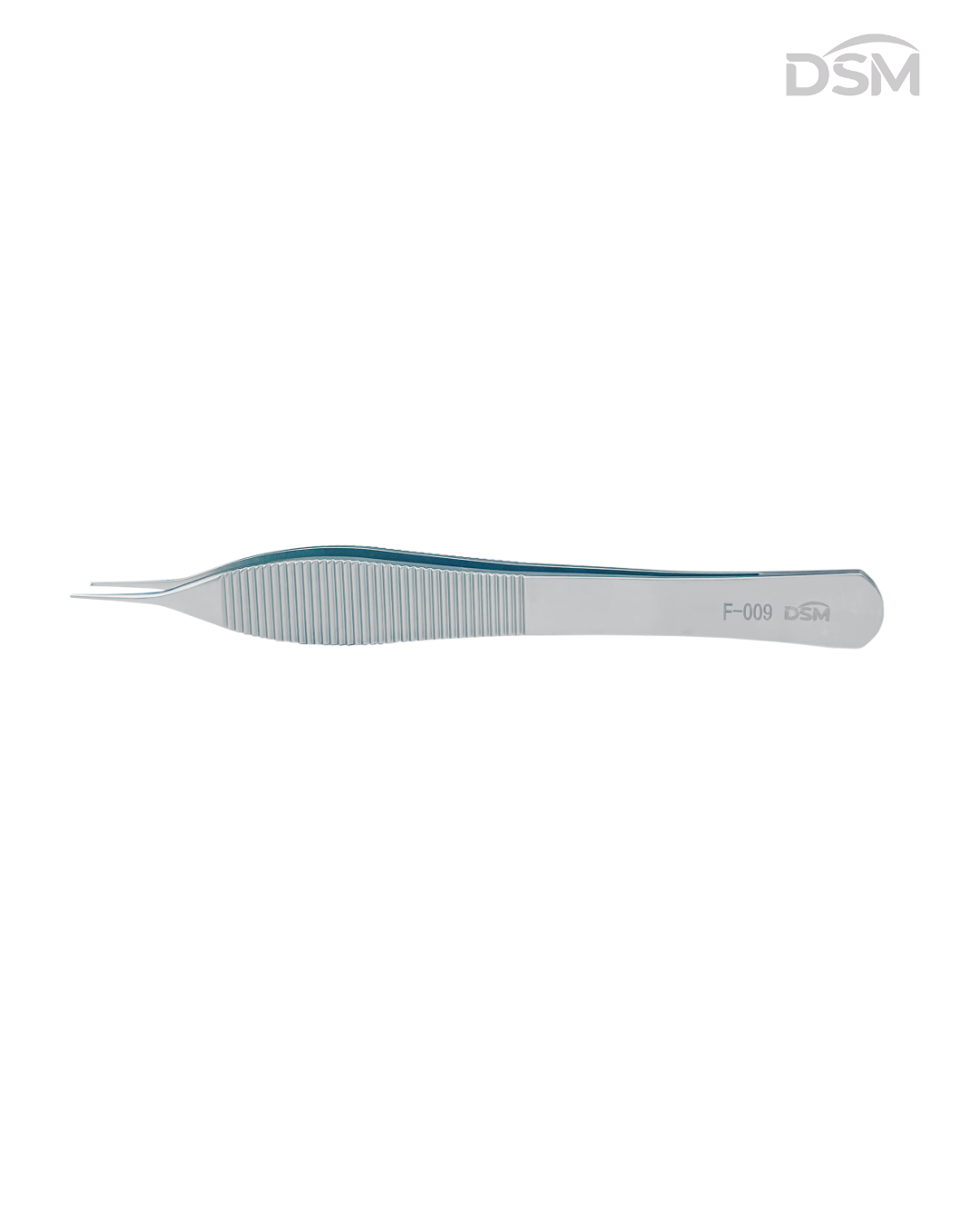F-009 125mm|0.3mm Toothed Forceps Pinza Dentada Box of 4-Caja de 4