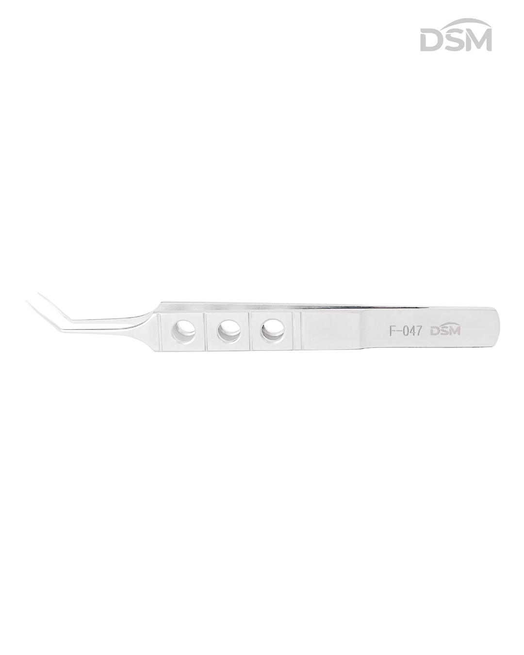 F-047 105mm Lens Implantation Forceps Pinza para Implantación de Lentes Box of 4-Caja de 4
