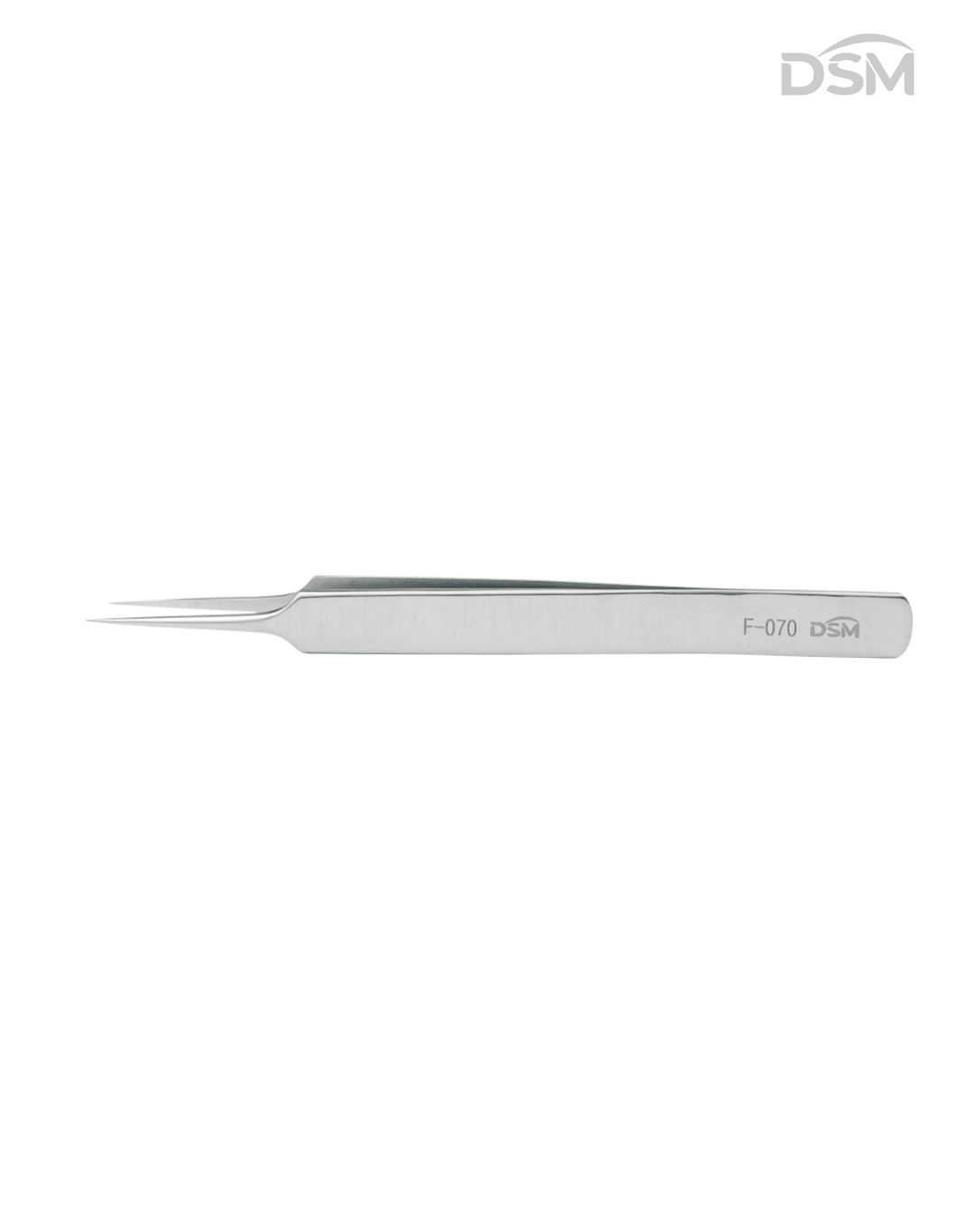 F-070 115mm Straight Jeweler's Forceps Pinza de Joyero Recta Box of 4-Caja de 4