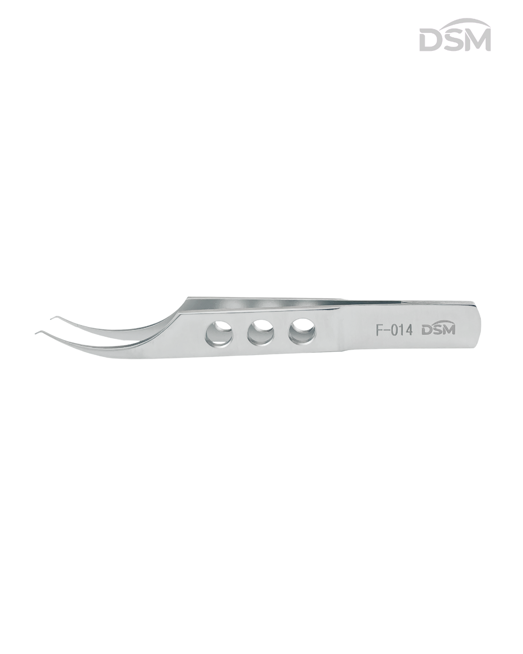 F-014 85mm|0.25mm Pierse-Colibri Corneal Forceps Pinza Corneal Pierse-Colibri Box of 4-Caja de 4