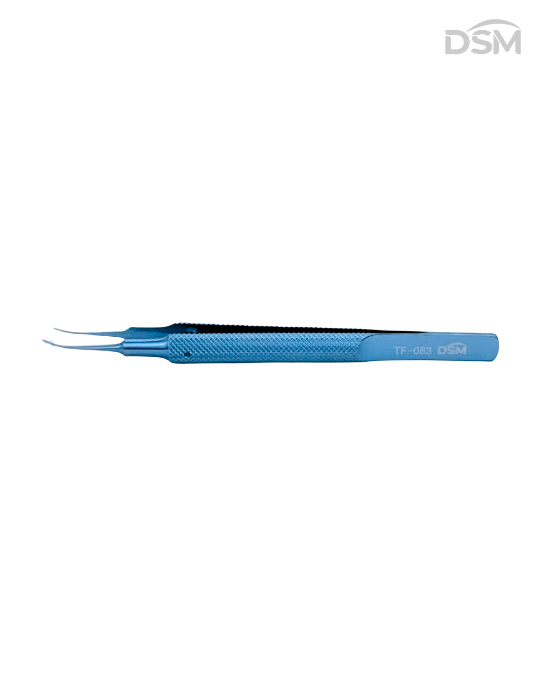 TF-083 0.12mm | 105mm Curved Toothe Forceps Pinzas de dientes curvos