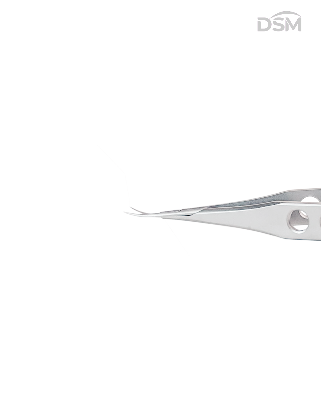 S-022 110mm Curved Iris Scissors Tijeras de Iris Curvas Box of 2-Caja de 2