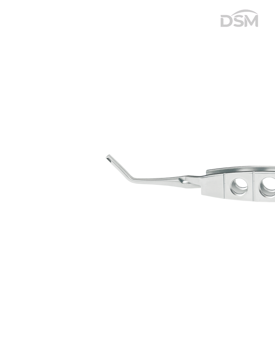 F-069 113mm Punctal Plug Forceps Pinza para Tapón de Esclera Box of 4-Caja de 4