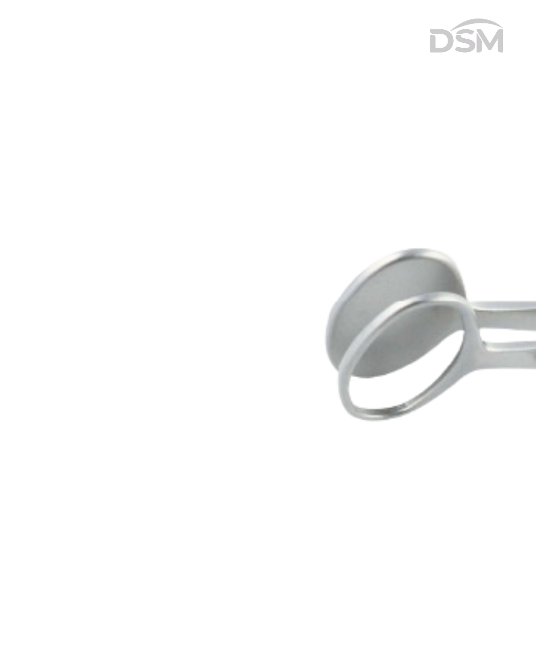 F-057 89mm Chalazion Forceps Pinza para Chalazión Box of 4-Caja de 4