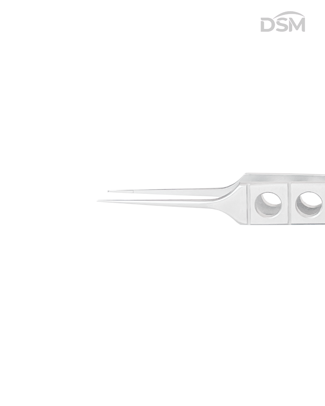 F-001 85mm|0.12mm Toothed Forceps Pinzas Dentadas Box of 4-Caja de 4