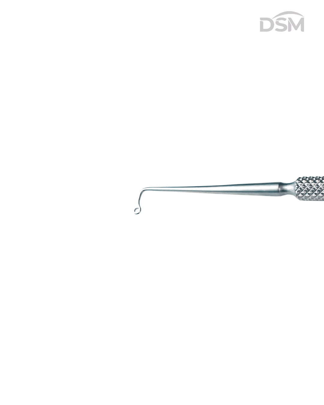 B-114 1.5mm Retinal Detachement Hook Gancho para Desprendimiento de Retina Box of 3-Caja de 3