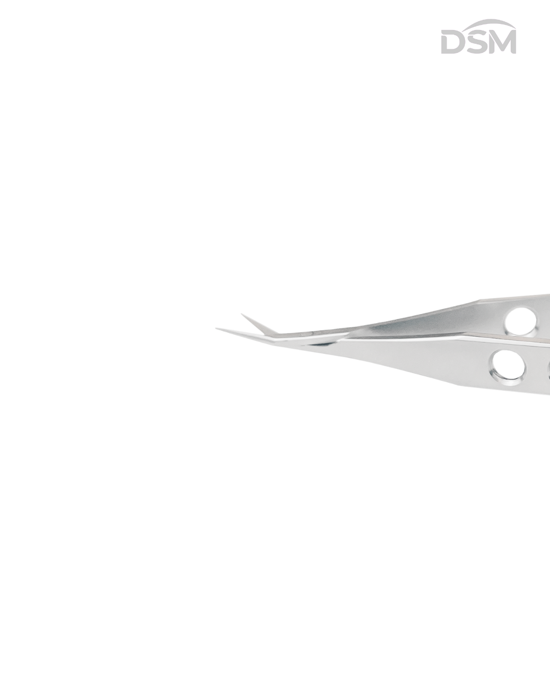 S-016 115mm Angled Conjunctival Scissors | Tijeras de Conjuntiva Anguladas Box of 2-Caja de 2
