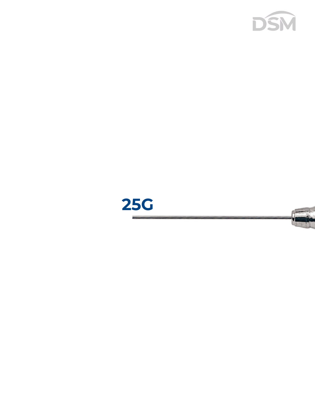 C-027 25G Lacrimal Cannula Cánula Lagrimal Box of 5-Caja de 5