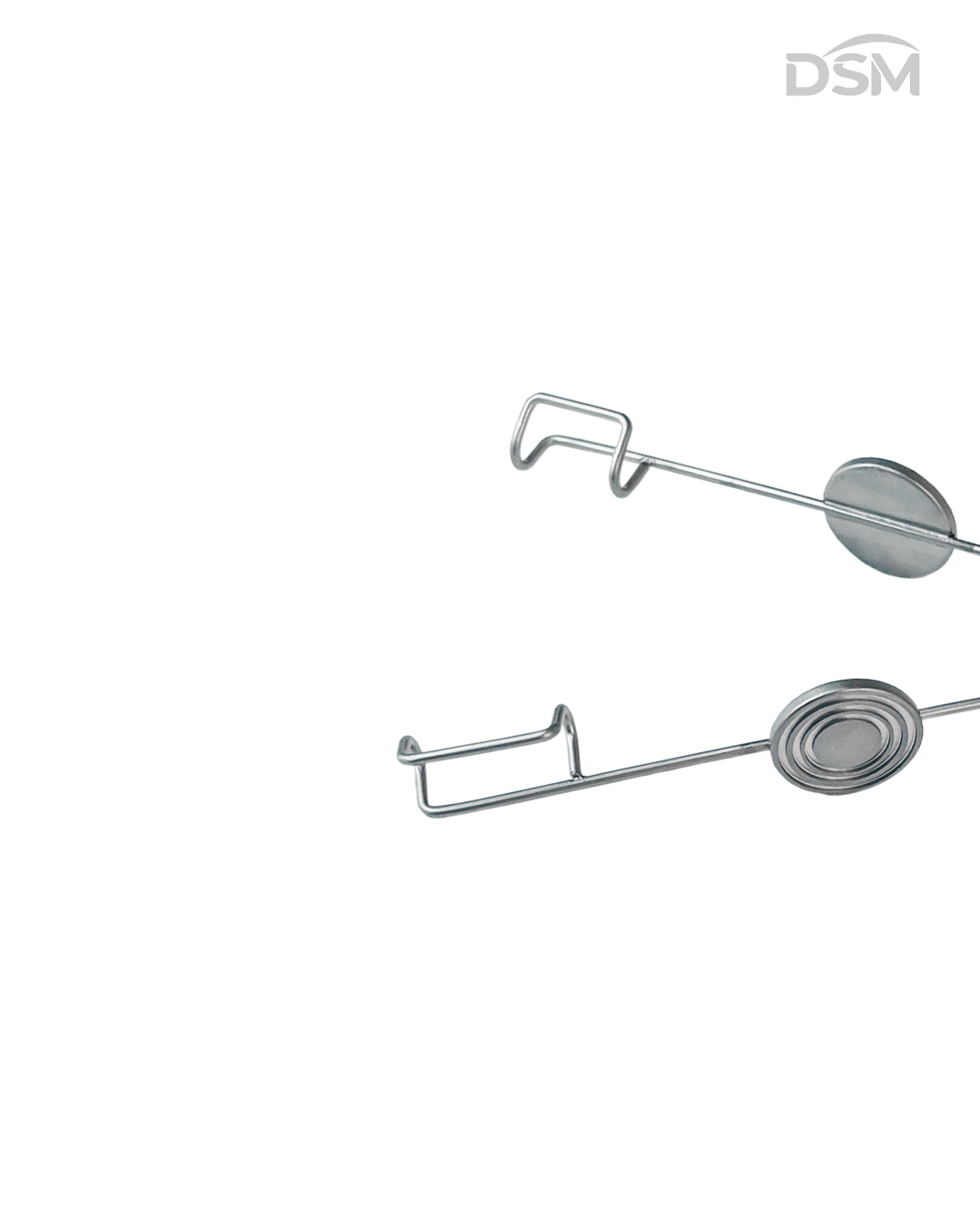 E-021 8.5mm - 10.5mm | 50mm Wire Speculum With Discs Blefaróstato de Alambre con Discos Box of 5-Caja de 5