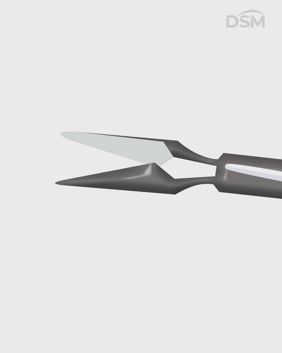 V-009 25G Vitreoretinal Curved Scissors Tijeras Vitreoretinales Curvas