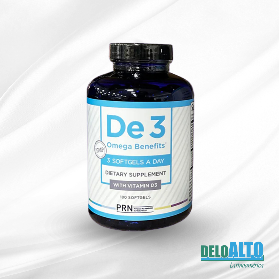 De3 Omega 3- 90|180|270 Soft Capsules Cápsulas blandas , free shipping (Envío Gratis)