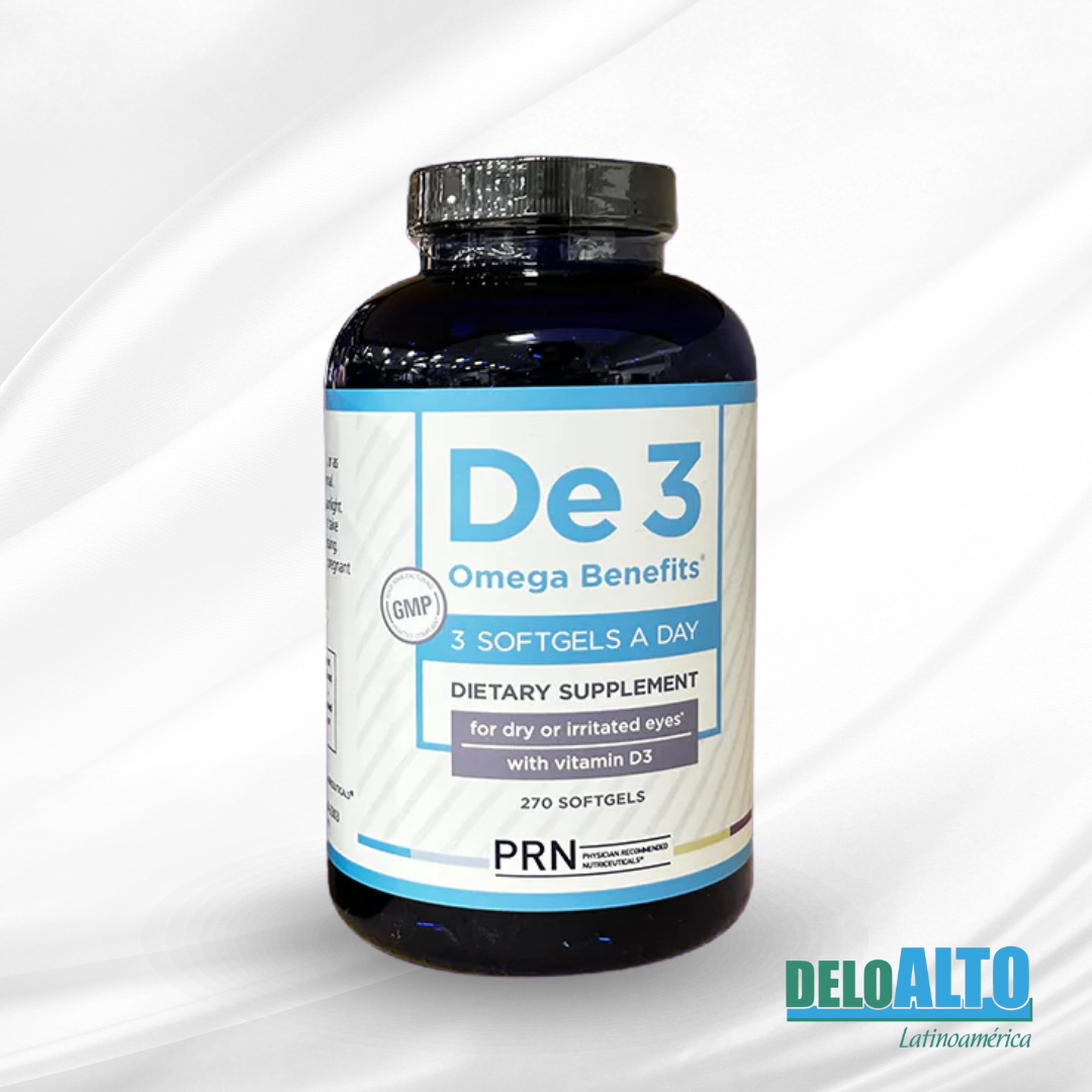 De3 Omega 3- 90|180|270 Soft Capsules Cápsulas blandas , free shipping (Envío Gratis)