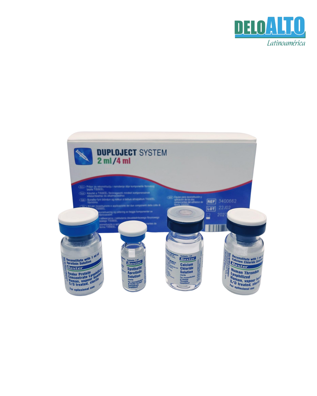 Adhesivo Tisular Oftálmico – Sellador de Fibrina (Kit 2 ml / Sistema 2 ml–4 ml)
