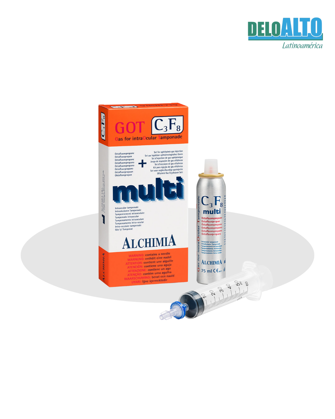 Gas Intraocular C3F8 (Perfluoropropano) – Taponamiento para Retina