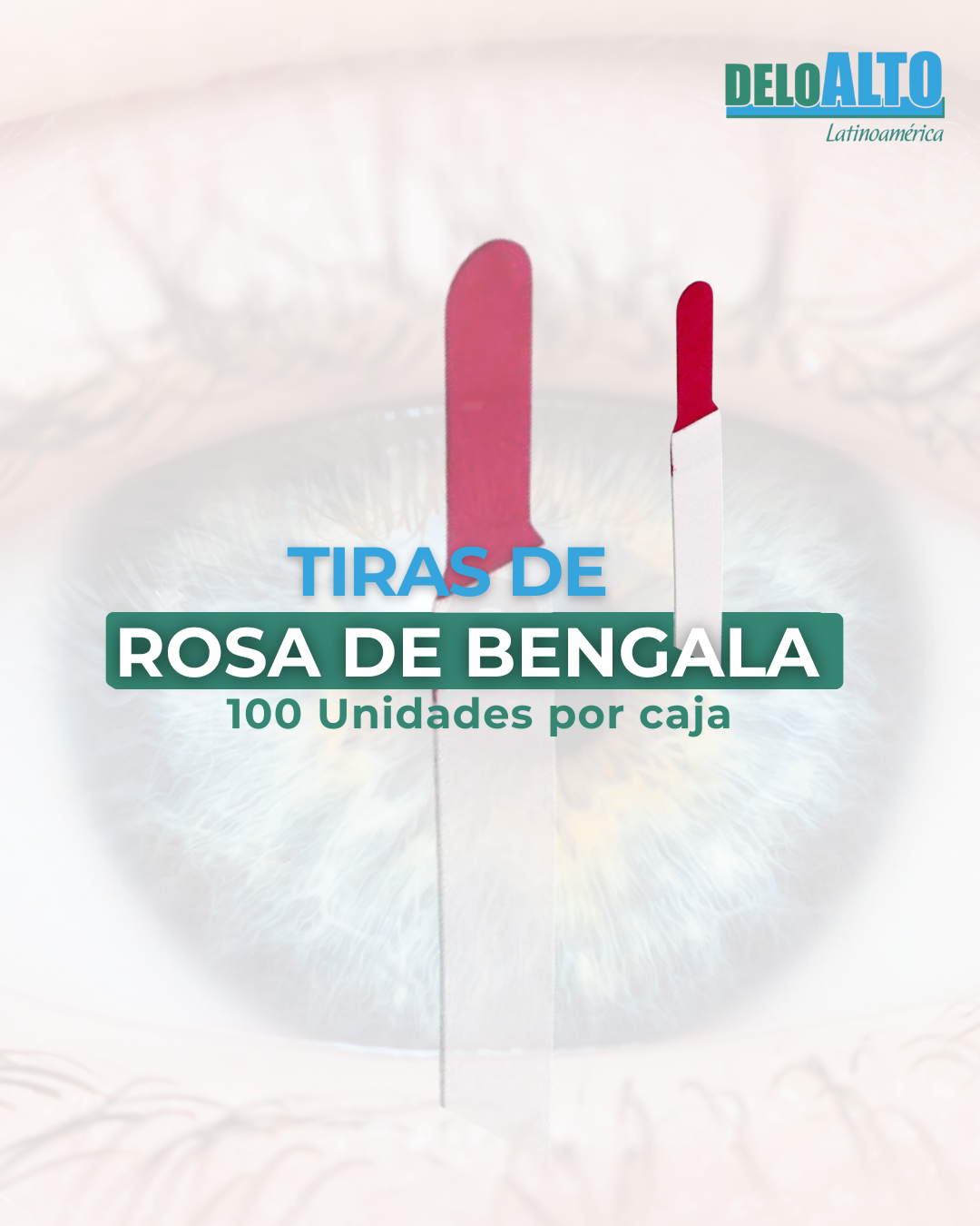 Tiras Oftálmicas de Rosa de Bengala 1.5 mg