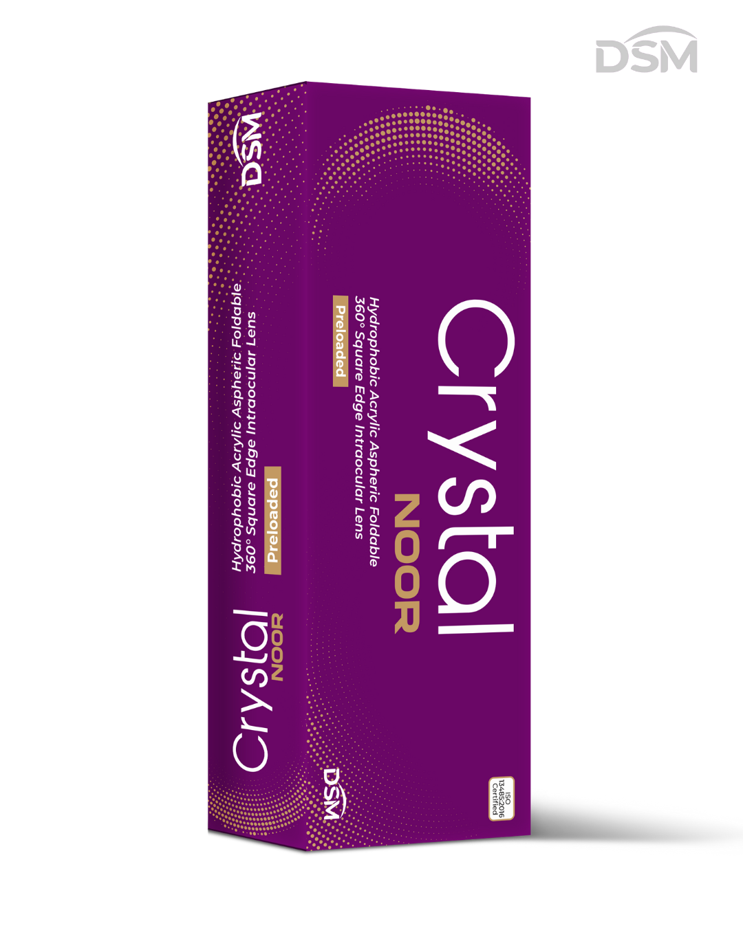 Crystal NOOR – Lente intraocular Monofocal Asférico Hidrofóbico Precargado (DSM)