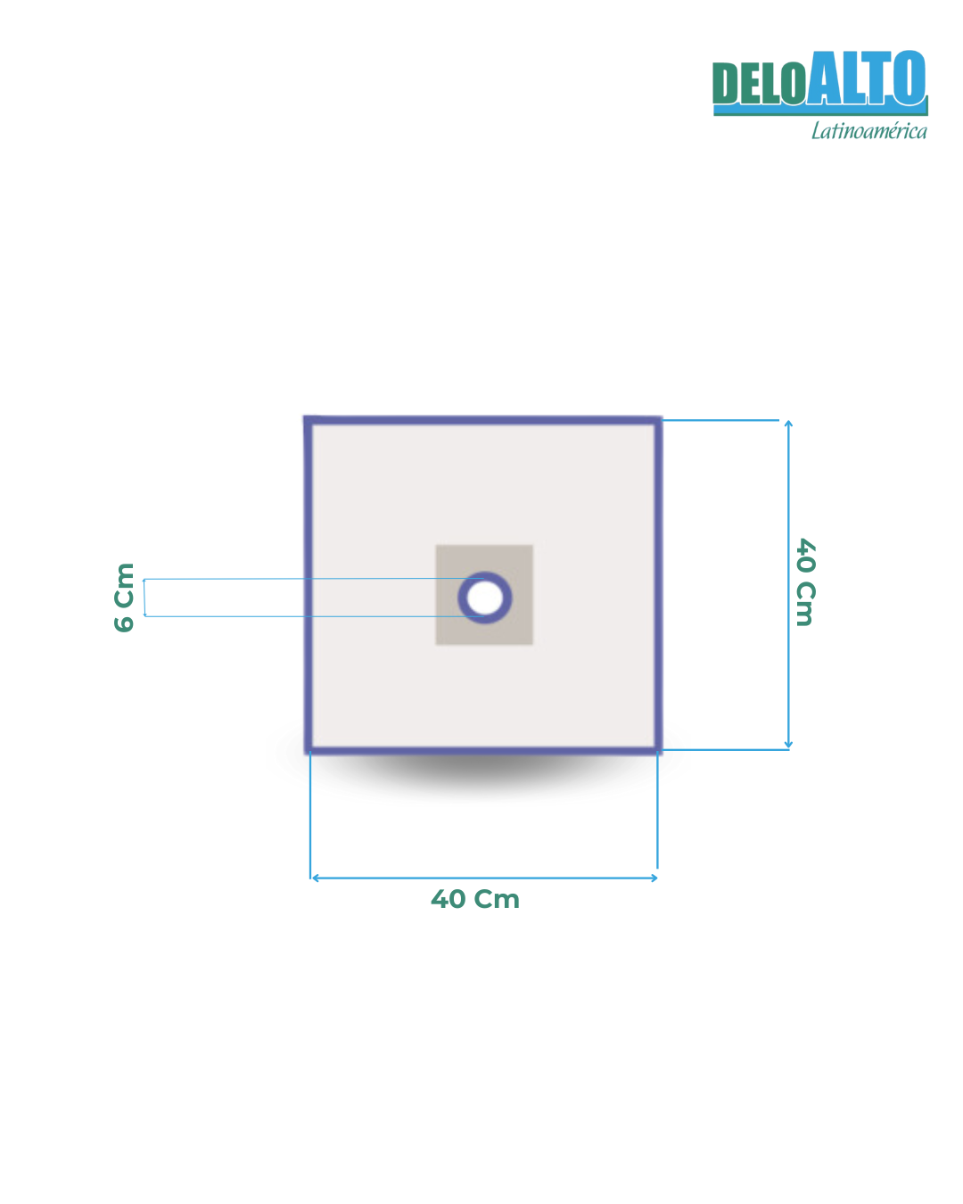 Campo Quirúrgico con Apertura Estéril 40cm x 40cm sin reservorio