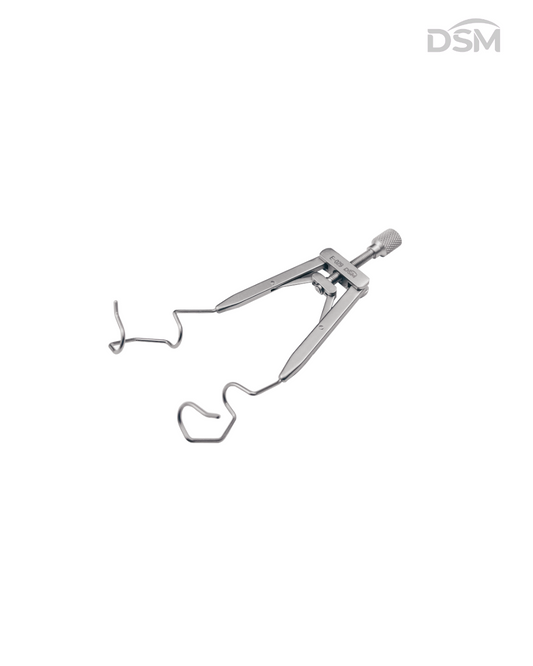 E-029  15mm | 80mm     Adjustable Speculum       Blefaróstato Ajustable Box of 4-Caja de 4