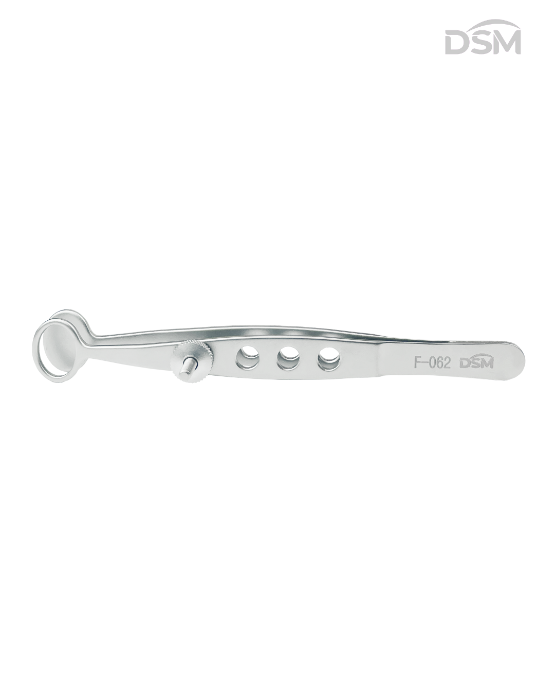 F-062 98mm Chalazion Forceps Pinza para Chalazión Ovalada Box of 4-Caja de 4