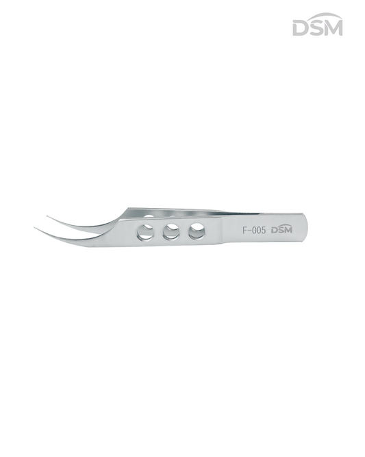F-005 85mm|0.12mm Colibri Toothed Forceps Pinza Dentada Colibrí Box of 4-Caja de 4