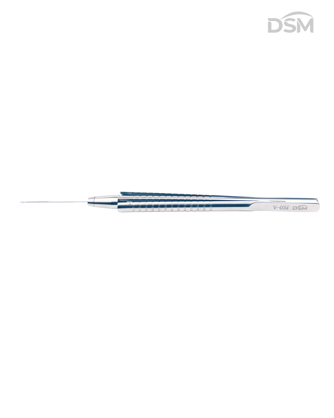V-034 23G Vitreoretinal Grasping Forceps  Straight Tube Pinzas de Agarre Tubo Recto