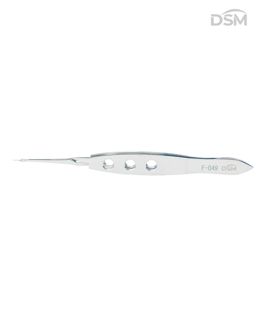 S-040 85mm Angled Vannas Scissors for Capsulotomy Tijeras de Vannas Anguladas para Capsulotomía Box of 2-Caja de 2