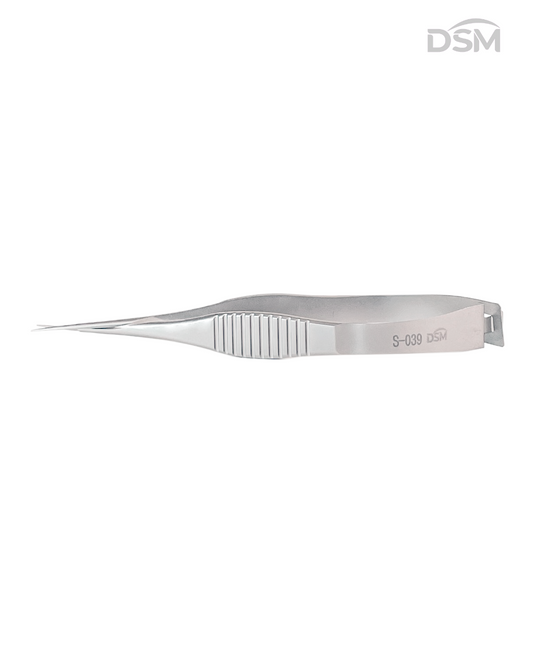 S-039 81mm Straight Vannas Scissors Tijeras de Vannas Rectas Box of 2-Caja de 2