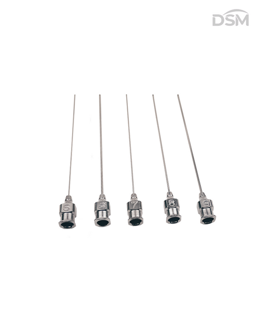 C-025  25G–20G|5 Unit     Lacrimal Cannula Cánula Lagrimal  Box of 3-Caja de 3