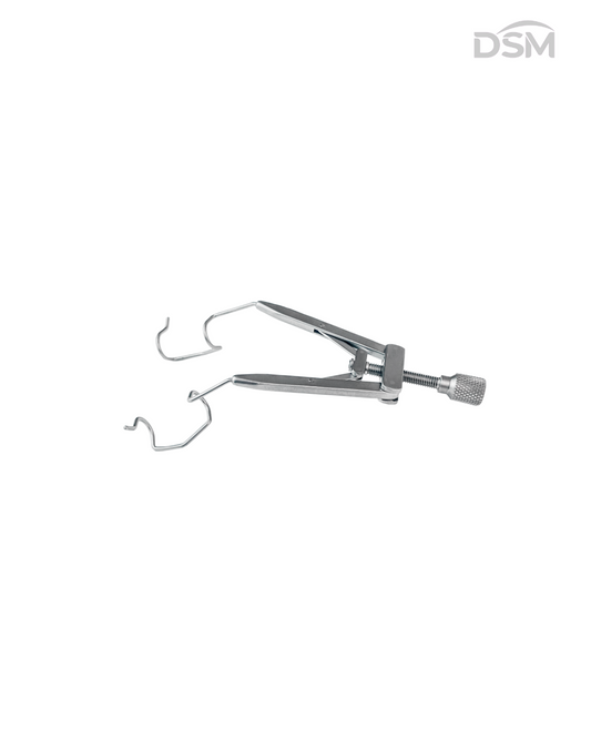 E-028  80mm      Lieberman Adjustable Speculum        Blefaróstato Ajustable Lieberman Box of 4-Caja de 4