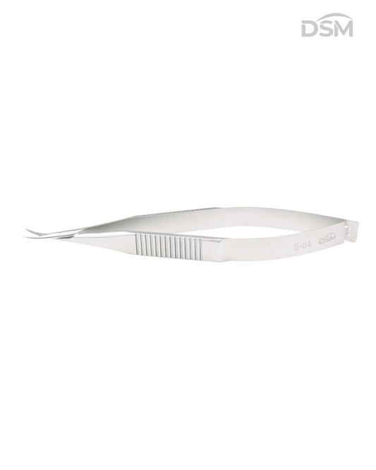 S-004 105mm Conjunctival Scissors Tijeras de Conjuntiva Box of 2-Caja de 2