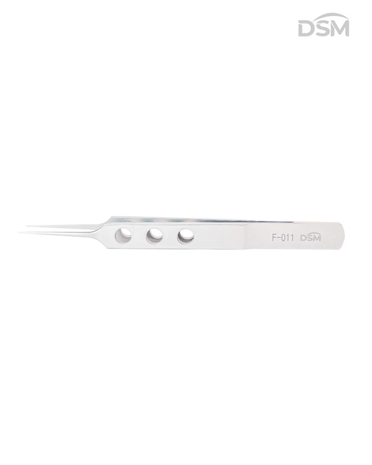 F-011 105mm|0.25mm Hoskins Notched Forceps Pinza Hoskins con Muescas Box of 4-Caja de 4