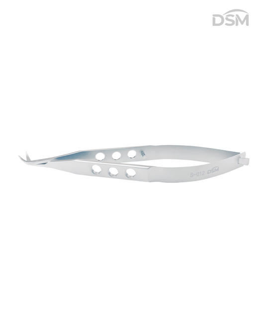 S-012 105mm Right Curved Castroviejo Scissors | Tijeras Castroviejo Curva Derecha Box of 2-Caja de 2