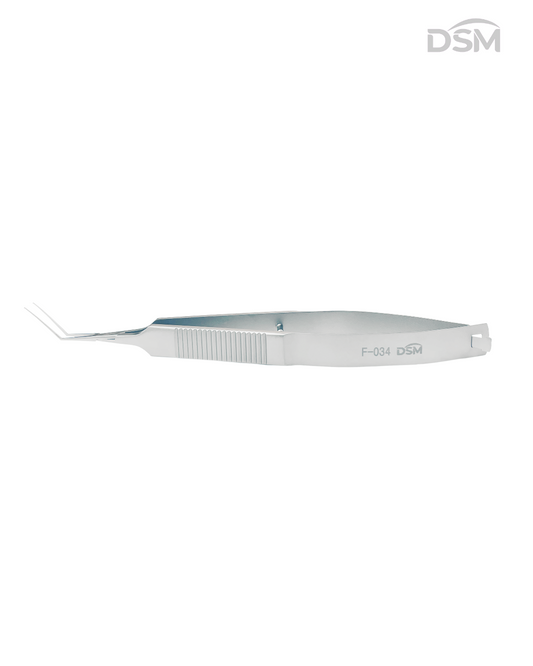 F-034 105mm|1.8mm MICS Capsulorhexis Forceps Pinza Capsulorrexis MICS Box of 4-Caja de 4