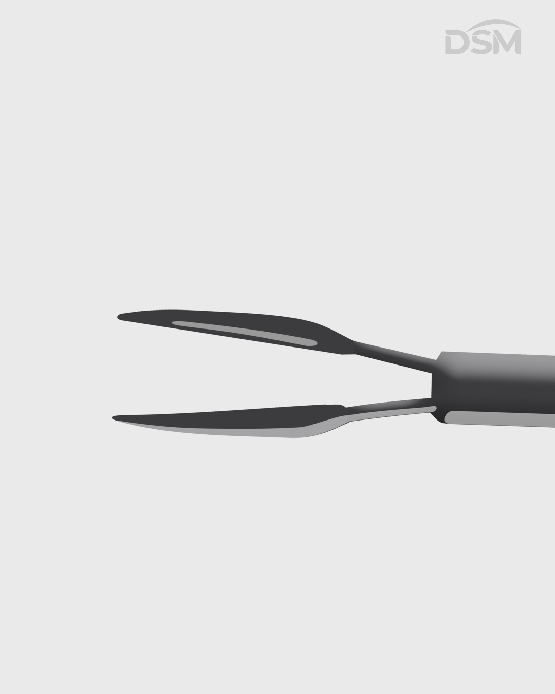 V-034 23G Vitreoretinal Grasping Forceps  Straight Tube Pinzas de Agarre Tubo Recto