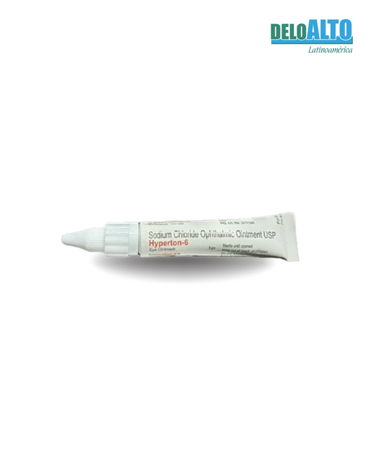 Solución Hipertónica en ungüento oftálmico