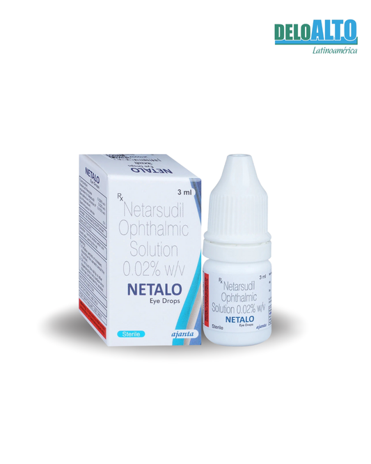 Netarsudil 0.02% – Solución Oftálmica (Inhibidor ROCK) | Frasco 3 ml